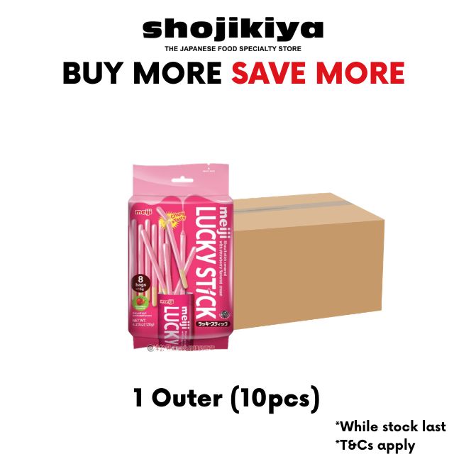 Meiji Lucky Stick Strawberry FP