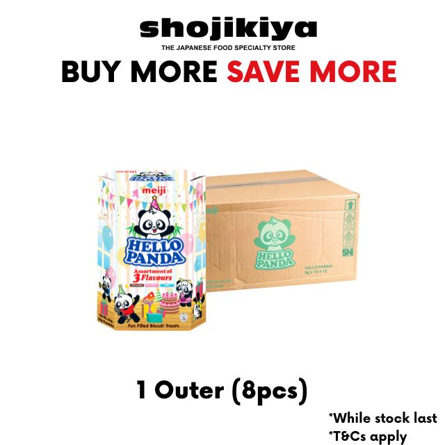 Meiji Hello Panda Family Pack Assorted
