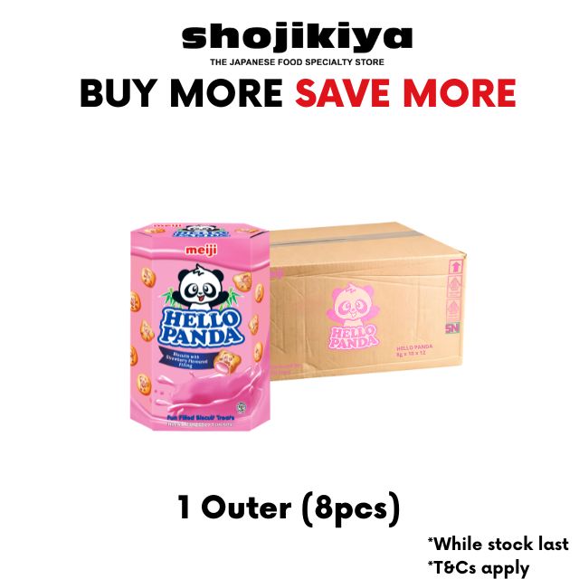Meiji Hello Panda Strawberry Family Packet