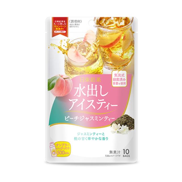 Nitto Cold Brew Ice Tea Peach Jasmine Tea 10P