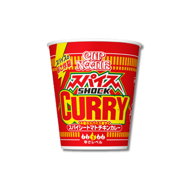 Nissin Cup Noodle Spice SHOCK Curry