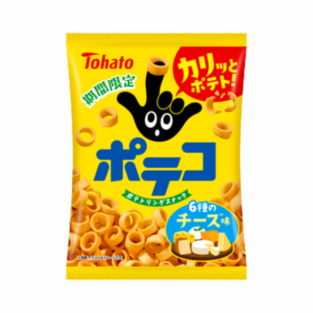 Tohato Poteco 6 Types Of Cheese