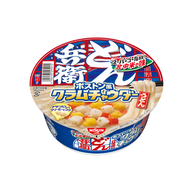 Nissin Donbei Boston Style Clam Chowder Udon